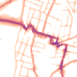 Daytime road noise heatmap for ME7 1AX