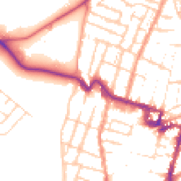 Daytime road noise heatmap for ME7 1BD