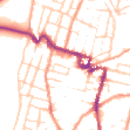 Daytime road noise heatmap for ME7 1BS