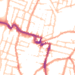 Daytime road noise heatmap for ME7 1DA