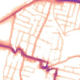 Daytime road noise heatmap for ME7 1DL