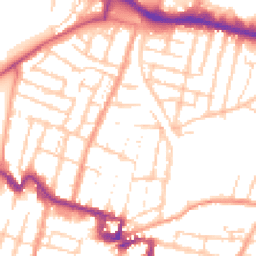 Daytime road noise heatmap for ME7 1DR