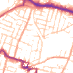 Daytime road noise heatmap for ME7 1DT
