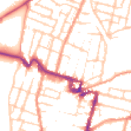 Daytime road noise heatmap for ME7 1DW