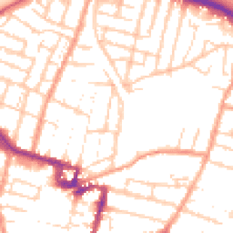 Daytime road noise heatmap for ME7 1DX