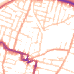 Daytime road noise heatmap for ME7 1EH