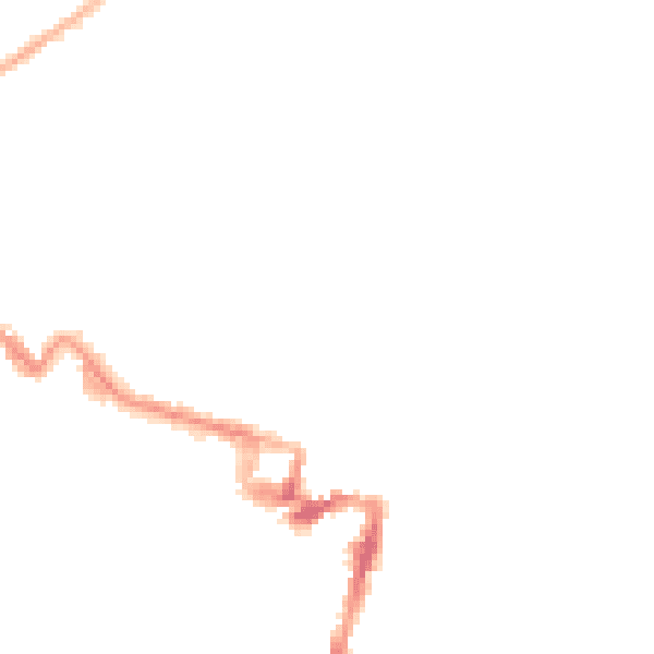 Night-time road noise heatmap for ME7 1EL