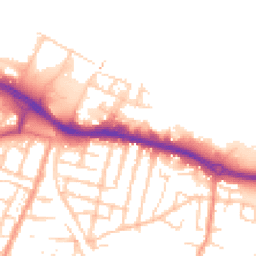 Daytime road noise heatmap for ME7 1FL
