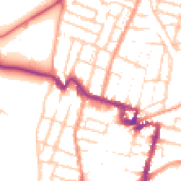 Daytime road noise heatmap for ME7 1LG