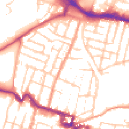 Daytime road noise heatmap for ME7 1LN