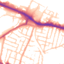 Daytime road noise heatmap for ME7 1LX