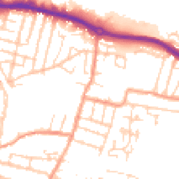 Daytime road noise heatmap for ME7 1SH