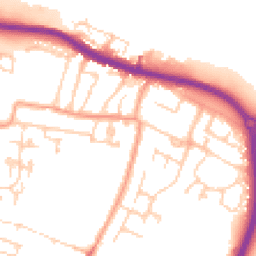 Daytime road noise heatmap for ME7 2AL
