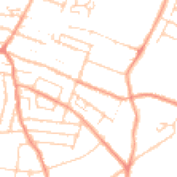 Daytime road noise heatmap for ME7 2DN