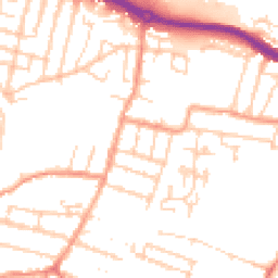 Daytime road noise heatmap for ME7 2NR