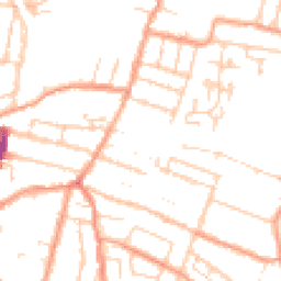 Daytime road noise heatmap for ME7 2PD