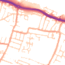 Daytime road noise heatmap for ME7 2QA