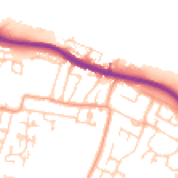 Daytime road noise heatmap for ME7 2RL