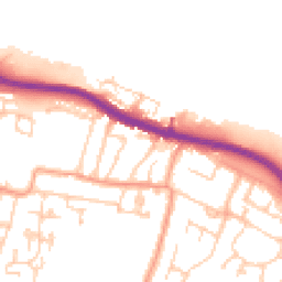 Daytime road noise heatmap for ME7 2SD