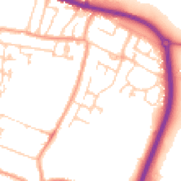 Daytime road noise heatmap for ME7 2TS