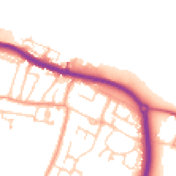 Daytime road noise heatmap for ME7 2TU