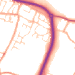 Daytime road noise heatmap for ME7 2WE