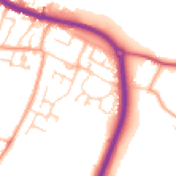 Daytime road noise heatmap for ME7 2WL