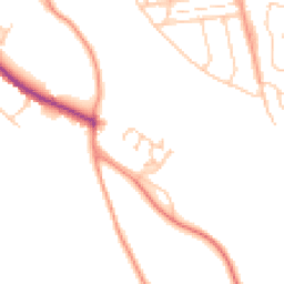 Daytime road noise heatmap for ME7 3BF