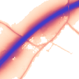 Daytime road noise heatmap for ME7 3BG