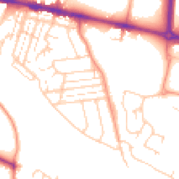 Daytime road noise heatmap for ME7 3BZ