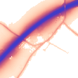 Daytime road noise heatmap for ME7 3JU