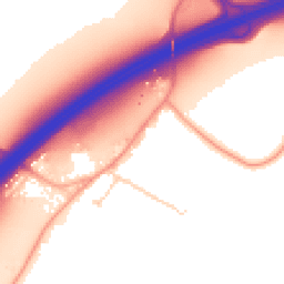 Daytime road noise heatmap for ME7 3LH