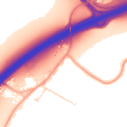 Daytime road noise heatmap for ME7 3LJ