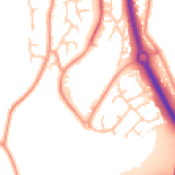 Daytime road noise heatmap for ME7 3PD