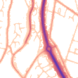 Daytime road noise heatmap for ME7 3PX