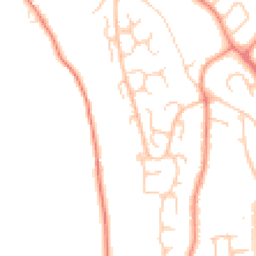 Daytime road noise heatmap for ME7 3QU