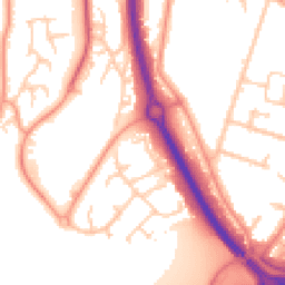 Daytime road noise heatmap for ME7 3RD