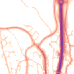 Daytime road noise heatmap for ME7 3RL