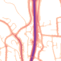 Daytime road noise heatmap for ME7 3RR