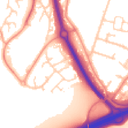 Daytime road noise heatmap for ME7 3RY