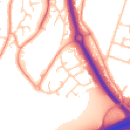 Daytime road noise heatmap for ME7 3SB