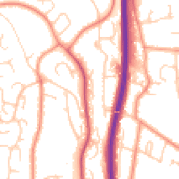 Daytime road noise heatmap for ME7 3SL