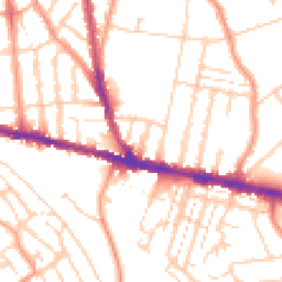 Daytime road noise heatmap for ME7 4AF