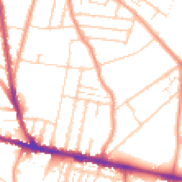 Daytime road noise heatmap for ME7 4BN