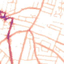 Daytime road noise heatmap for ME7 4DH