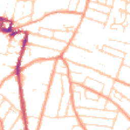 Daytime road noise heatmap for ME7 4DJ