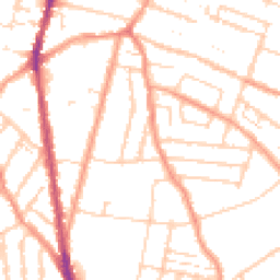 Daytime road noise heatmap for ME7 4EJ
