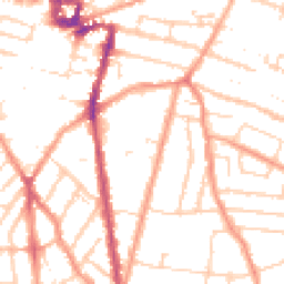 Daytime road noise heatmap for ME7 4HE