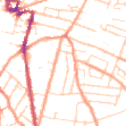 Daytime road noise heatmap for ME7 4HR