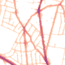 Daytime road noise heatmap for ME7 4NJ